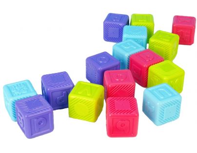 Teddies Abecedný kocky - 16ks