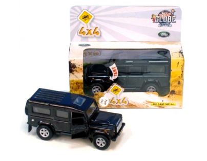 Kids Globe Auto Land Rover kov Na zpětné natažení se zvuky a světly