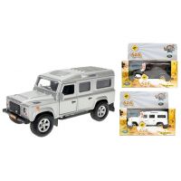 Kids Globe Auto Land Rover kov Na zpětné natažení se zvuky a světly 3