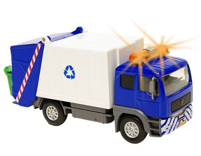 Kids GLOBE 510705 - Auto popelářské 15cm kov se světlem a zvukem