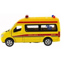 Auto ambulancia 15 cm na batérie so svetlom so zvukom 3