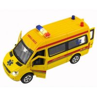 Auto ambulancia 15 cm na batérie so svetlom so zvukom 2