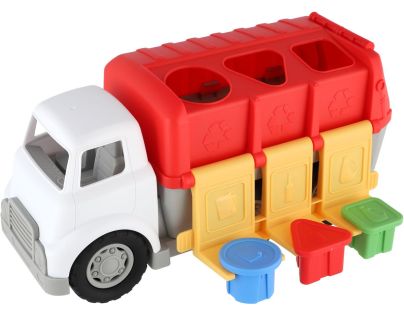 Teddies Auto popelári s doplnkami plast na voľný chod 13x17x34cm 18m+