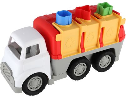 Teddies Auto popelári s doplnkami plast na voľný chod 13x17x34cm 18m+