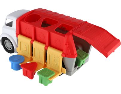 Teddies Auto popelári s doplnkami plast na voľný chod 13x17x34cm 18m+