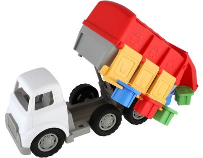 Teddies Auto popelári s doplnkami plast na voľný chod 13x17x34cm 18m+