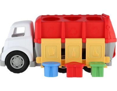 Teddies Auto popelári s doplnkami plast na voľný chod 13x17x34cm 18m+