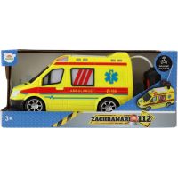 Auto RC ambulancia plast 20 cm 27 MHz 6