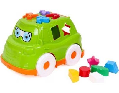Auto vkladačka plastová zelená