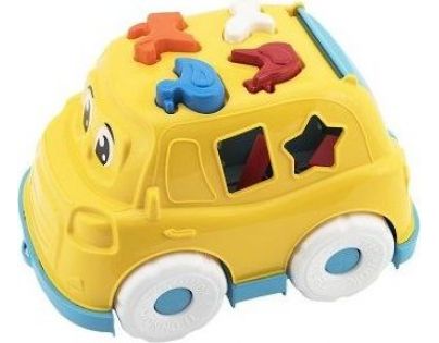 Auto vkladačka plastová žltá