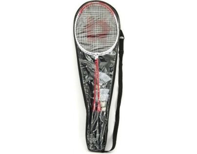 Badminton sada sa 3 košíčkami červené