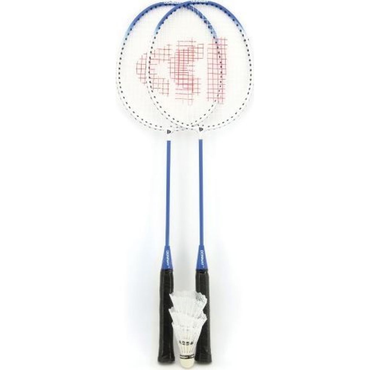 Teddies Badminton sada sa 3 košíčkami modrá