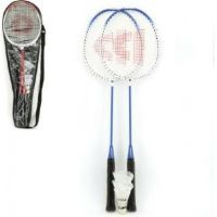 Teddies Badminton sada sa 3 košíčkami modrá 2