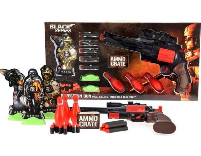 Black Series Sada pištoľ 35 cm na penové náboje s doplnkami