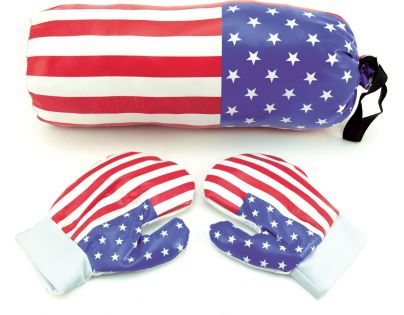 Teddies Boxovací pytel 40cm s rukavicemi