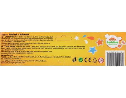 Teddies Bubon Bubienok plast 23x10cm s popruhom a paličkami v sáčku - Poškodený obal