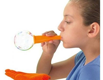 Bublifuk 2x56ml skákající bubliny s rukavicí
