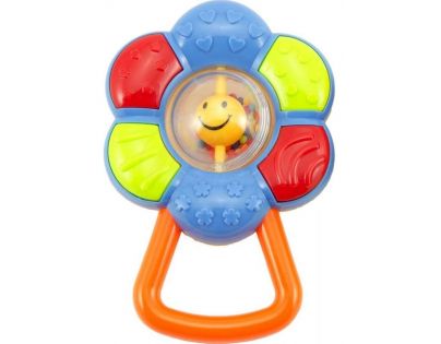 Teddies Chrastítko kytička zelená