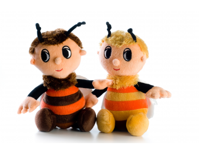 Teddies Čmelda a Brumda plyš 15cm na baterie s písničkami