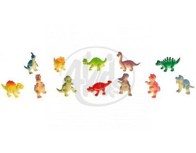 Dinosaurus veselý 5cm 12ks v sáčku