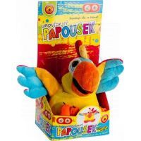 DJ mluvící papoušek rapper plyš 25 cm 2