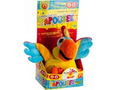 DJ mluvící papoušek rapper plyš 25 cm