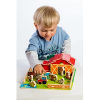 MIKRO 24206 - Domeček dřevěná farma se zvířátky 2
