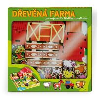 MIKRO 24206 - Domeček dřevěná farma se zvířátky 4
