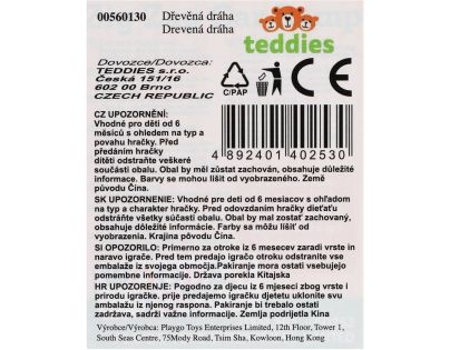 Teddies Závodná kaskádová dráha pre autá