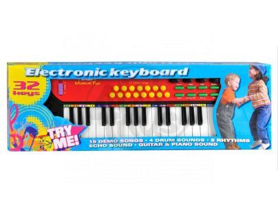 EDDY-TOYS 50746 - Piánko 51cm 32 kláves na baterie