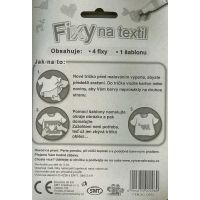 Fixy na textil 4ks a šablona na kartě 2