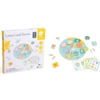 Teddies Hra Lotosový list drevená v krabici 28x28x4cm