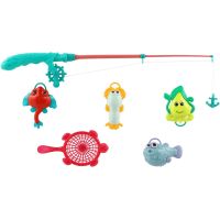 Teddies Hra ryby rybár s prútom 45cm plast 4 farby na karte 17x58cm 3