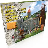 Hrad rytířský plastový 115 ks s doplňky 2