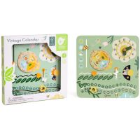 Teddies Drevený kalendár v anglickom jazyku v krabici 31x31x5cm