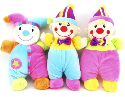 Teddies Klaun chrastítko plyš 22cm