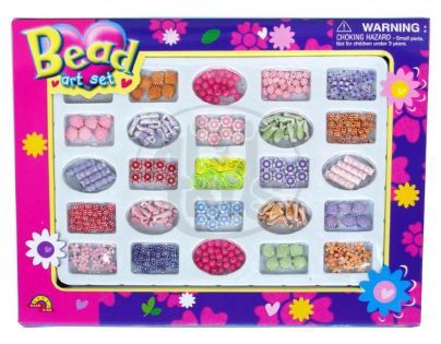 Teddies 300009 - Korálky v krabici 31x24x3cm