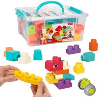 Teddies Kocky stavebnica 48ks plast v plastovom kufríku 26x12x19cm 18m+ 5