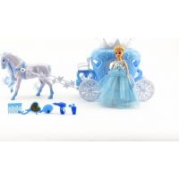 Teddies T00541901 Kůň s kočárem + doplňky plast 40cm Teddies T00541901 Kůň s kočárem + doplňky plast 40cm