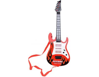 Teddies Gitara plastová 54 cm na batérie so zvukmi a svetlami