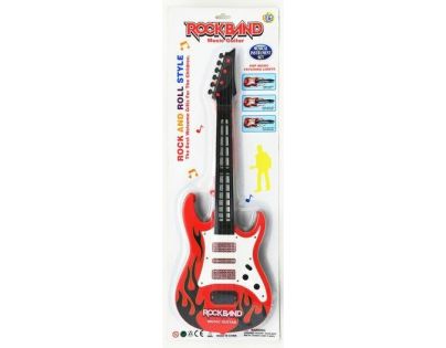 Teddies Gitara plastová 54 cm na batérie so zvukmi a svetlami