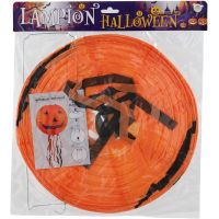 Teddies Lampion guľa Halloween so strapcami papier priemer 30cm v sáčku (bez paličky) 3 druhy karneval 6