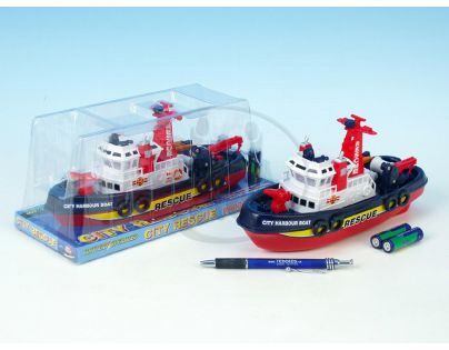 Loď - člun záchranáři 24cm na baterie