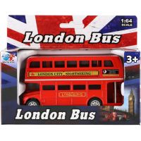 Teddies Londýnsky poschodový autobus červený 5