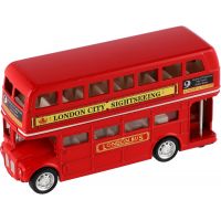Teddies Londýnsky poschodový autobus červený 2