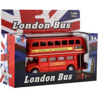 Teddies Londýnsky poschodový autobus červený 6