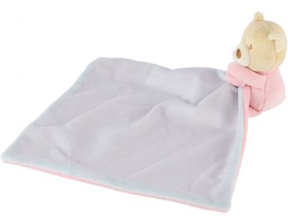 Teddies Medvedík zaspávačik ružový 23 x 23 cm
