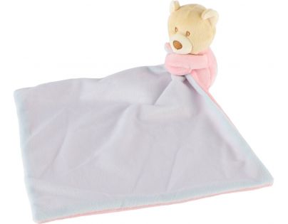 Teddies Medvedík zaspávačik ružový 23 x 23 cm