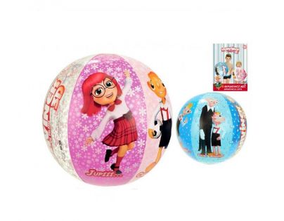 Teddies Míč nafukovací Spejbl a Hurvínek 3D 50 cm
