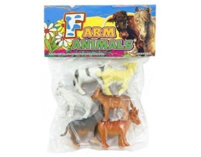 Teddies Mláďatá domácich zvierat z farmy 6 ks